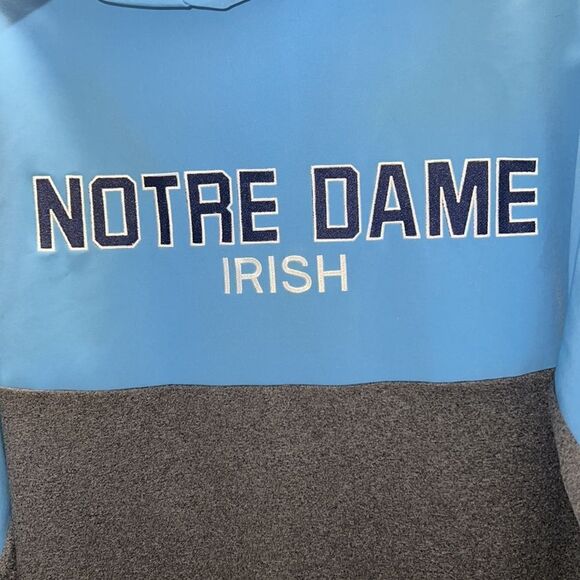 Norte Dame Stitched Jacket Blue white gray - Picture 10 of 12